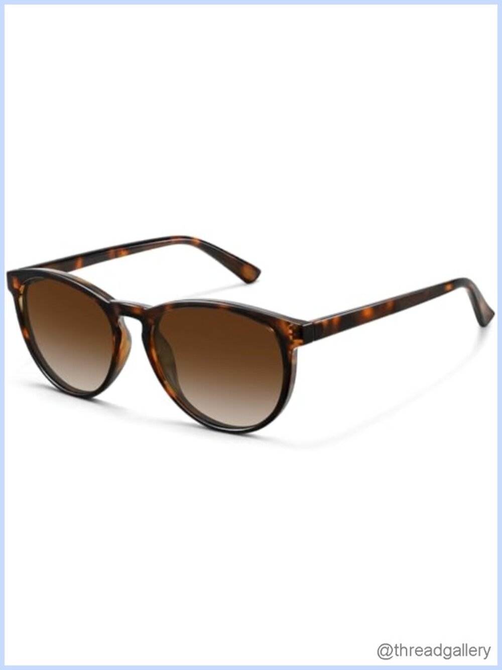 Classic Round Polarized Sunglasses Retro Vintage UV400 Full Frame